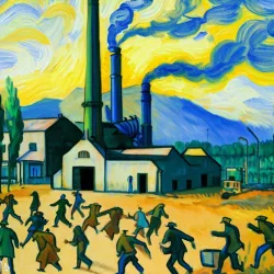 factory, van Gogh