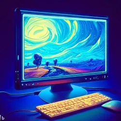 Computer, van Gogh