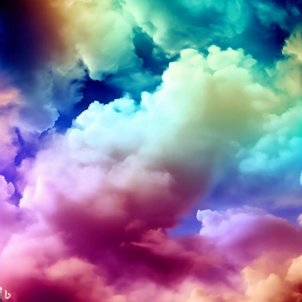 Bing: colorful clouds